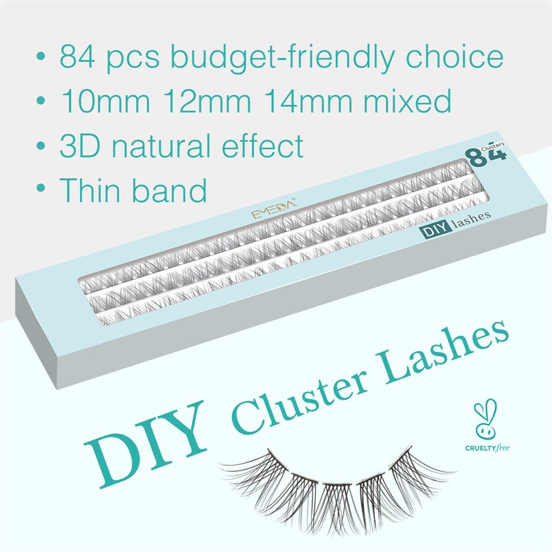 Wholesale hot selling 3D DIY Cluster lashes USA/UK ZY